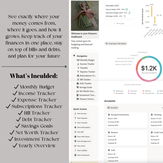 Ultimate Notion Finance Tracker