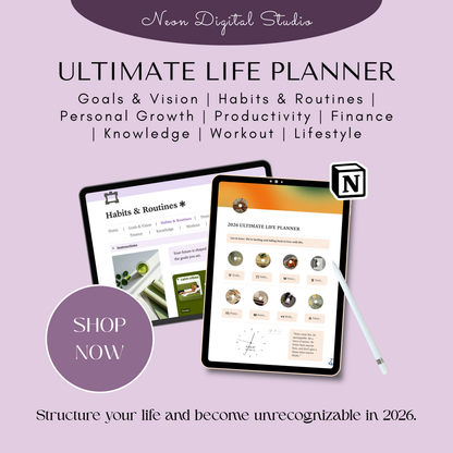 The Ultimate Notion Life Planner