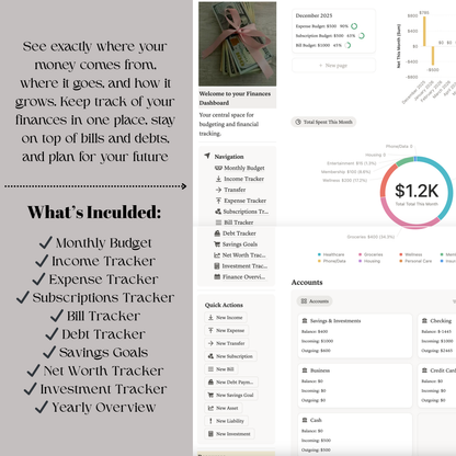 Ultimate Notion Finance Tracker