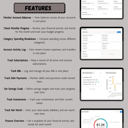 Ultimate Notion Finance Tracker