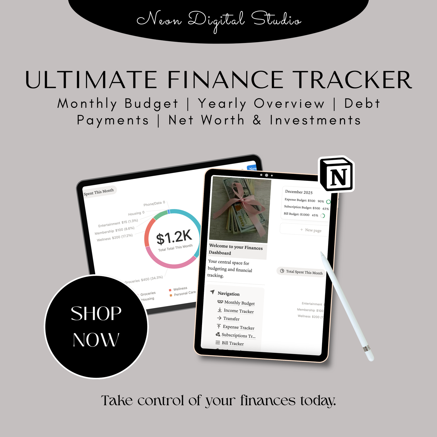 Ultimate Notion Finance Tracker