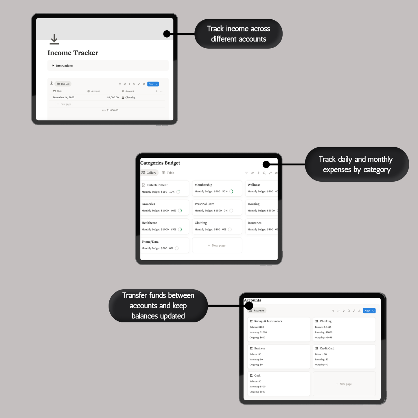 Ultimate Notion Finance Tracker