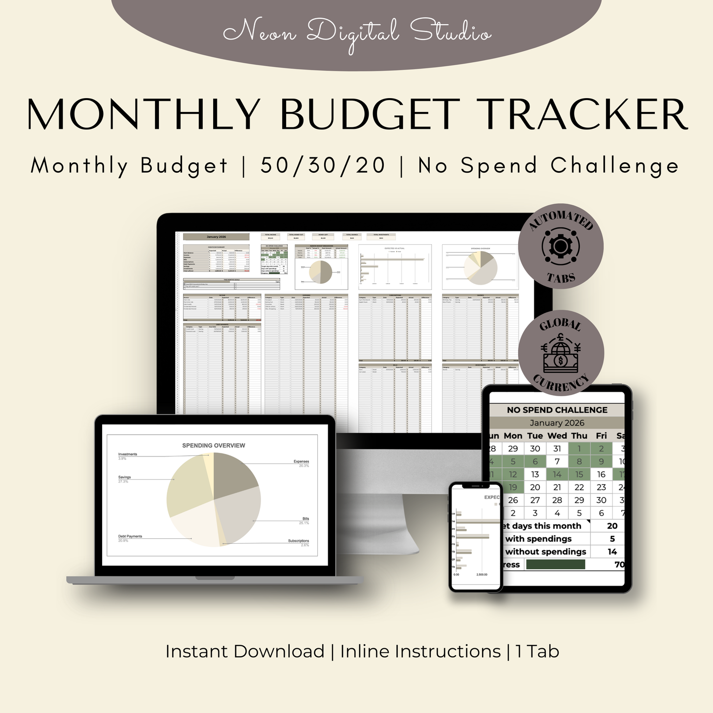 Monthly Budget Tracker