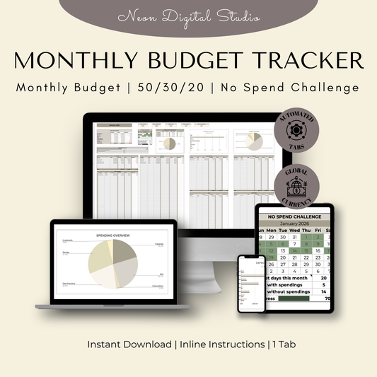 Monthly Budget Tracker