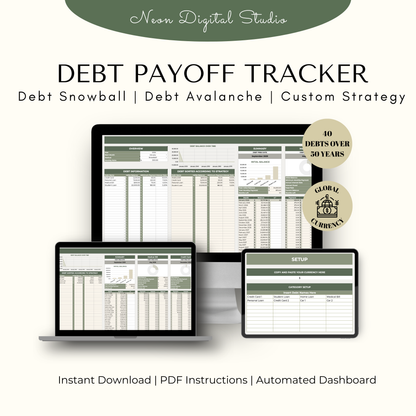 Debt Payoff Tracker | Snowball Avalanche Calculator
